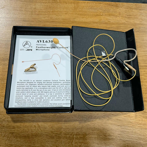 AV-JEFE AVL630 Earset Microphone - Tan - USED
