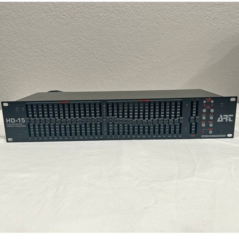 ART HD-15 Dual 15-Band Graphic Equalizer - USED