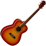 Oscar Schmidt OF2CS Folk Guitar — Cherry Sunburst