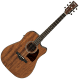 Ibanez AW54CEOPN Artwood Dreadnought Acoustic/Electric — Open Pore Natural