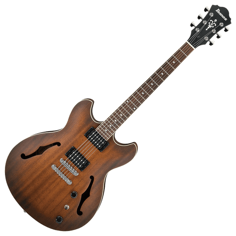 ibanez artcore tobacco Series AF55 Hollow-Body Electric Guitar, Bound Rosewood Fretboard, Flat Crafted from linden in the top Ibanez AM53 Artcore Hollow-Body Electric
