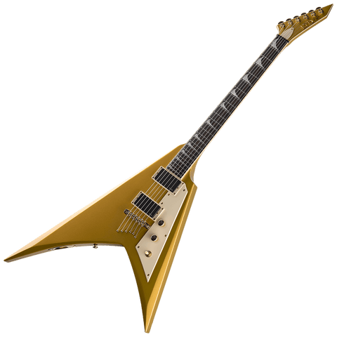 ESP LTD Kirk Hammett KH-V with Case – Metallic Gold – LKHVMGO
