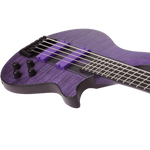 Schecter 5-String C-5 GT Bass, Satin Trans Purple (STP) #1533