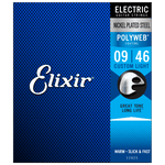 Elixir POLYWEB Nickel Electric — 12025 Custom Light .009-.046