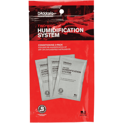 D'Addario Humidipak System Conditioning Packets, 3-pack – PW-HPCP-03