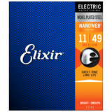 Elixir NANOWEB Nickel Electric — 12102 Medium .011-.049