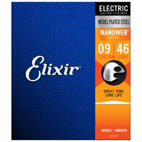 Elixir NANOWEB Nickel Electric — 12027 Custom Light .009-.046