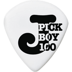 Pickboy J-Pick, White, Cellulose, 10-pack PB134WP