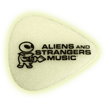 Aliens And Strangers Music 12-Pack Glow-In-The-Dark Guitar Picks by D'Addario