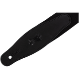 Levy's MSSR80-BLK 2" Wide Black Rayon Guitar Strap