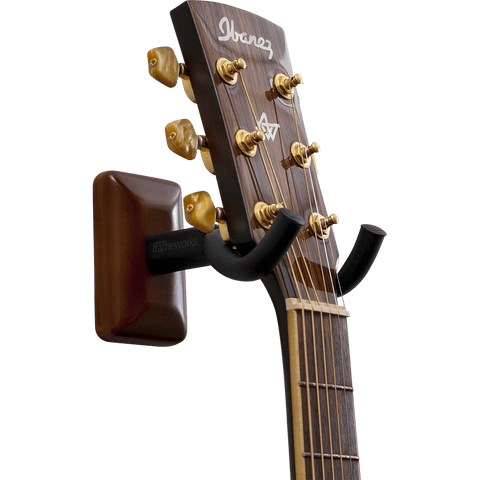 Gator Mahogany Wall Mount Guitar Hanger GFW GTR HNGRMHG Aliens
