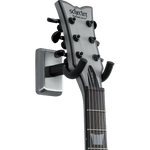 Gator Satin Chrome Wall Mount Guitar Hanger, GFW-GTR-HNGRSCH