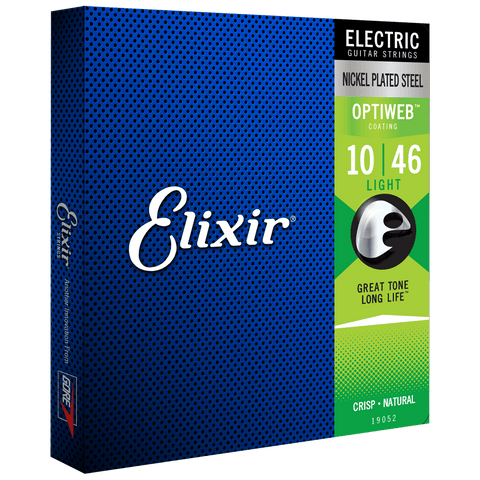 Elixir OPTIWEB Nickel Electric — 19052 Light .010-.046