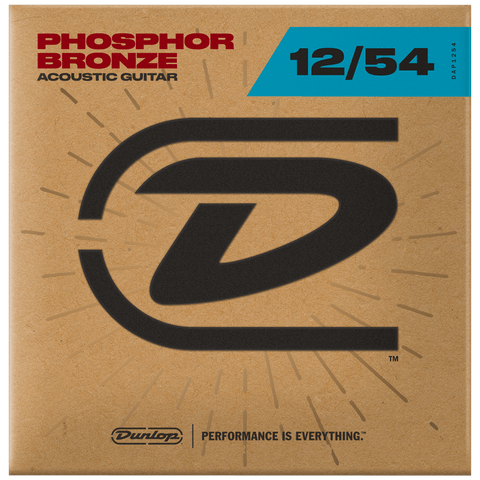 Dunlop Acoustic Phosphor Bronze Guitar Strings 12-54, DAP1254