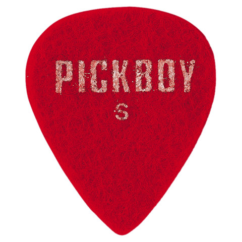 Pickboy Felt Ukulele Pick - Soft, Red PB10PS