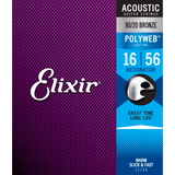 Elixir POLYWEB 80/20 Bronze Acoustic — 11125 Resonator .016-.056