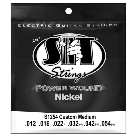 SIT Strings S1254 Custom Medium Power Wound Nickel .012-.054