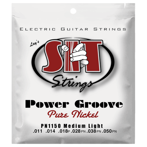SIT Strings PN1150 Medium Light Power Groove Pure Nickel .011-.050