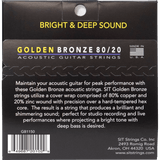 SIT Strings GB1150 Pro Light Golden Bronze 80/20 Acoustic .011-.050