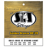 SIT Strings GB121046 12-String Light Golden Bronze 80/20 Acoustic .010-.046