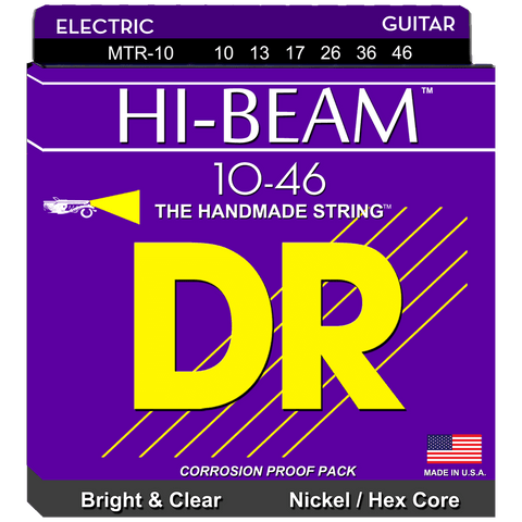 DR Strings MTR-10 Hi-Beam Nickel Electric Medium 10-46