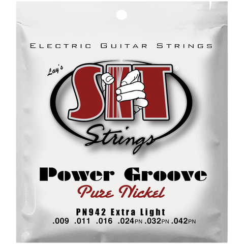 SIT Strings PN942 Extra Light Power Groove Pure Nickel .009-.042