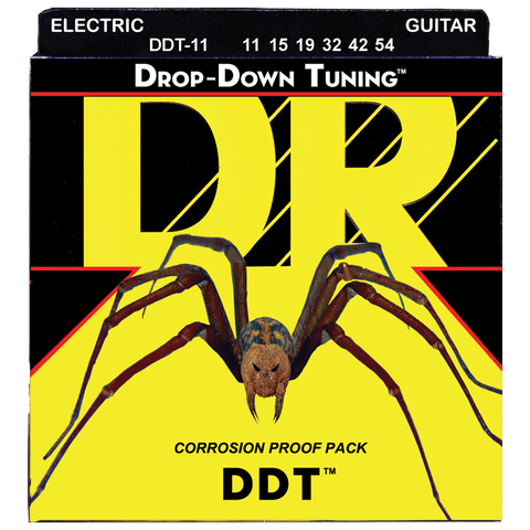DR Strings DDT-11 Drop-Down Tuning Electric Extra Heavy 11-54