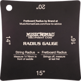 Music Nomad - Precision Radius Gauge Set - 2 pack MN603