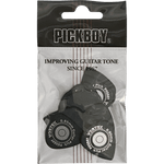 Pickboy Vortex Pick, Black, Polyacetal, 10-pack .80mm PBVBLP08