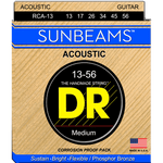 DR Strings RCA-13 Sunbeam Phosphor Bronze Medium Acoustic 13-56