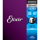 Elixir POLYWEB 80/20 Bronze Acoustic — 11000 Extra Light .010-.047