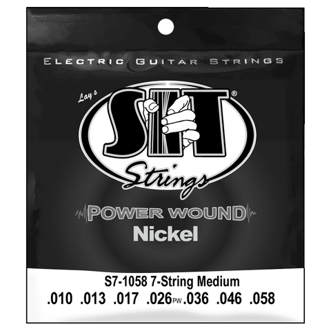 SIT Strings S71058 7-String Medium Power Wound Nickel .010-.058