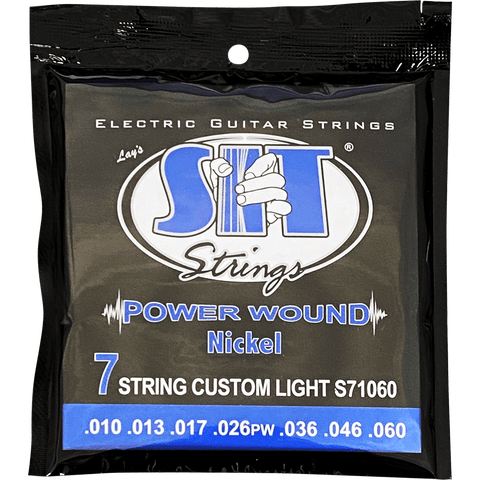SIT Strings S71060 7-String Custom Light Power Wound Nickel .010-.060