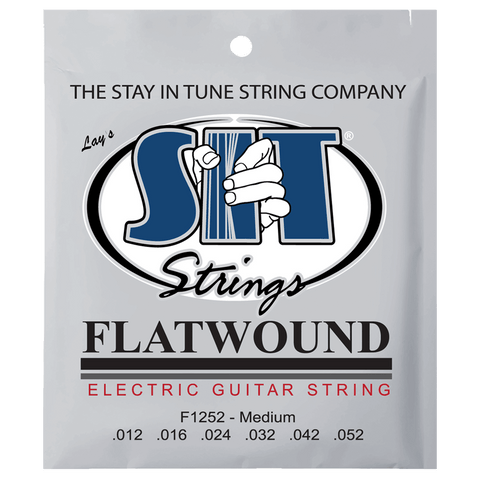 SIT Strings F1252 Medium Flatwound Electric Strings .012-.052