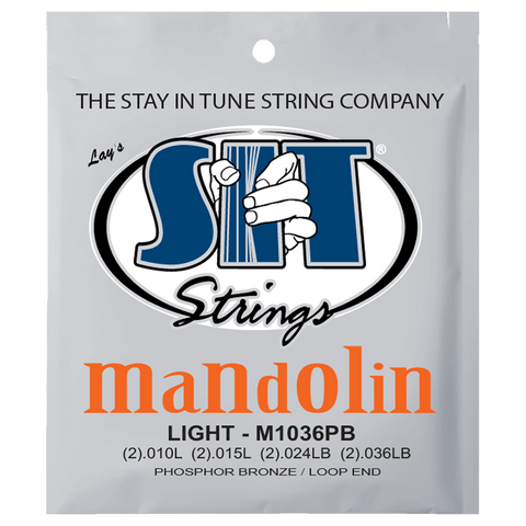 SIT Strings M1036PB Light Mandolin Phosphor Bronze Strings
