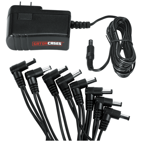 Gator GTR-PWR-1MAX Effects 9v Power Supply w/Daisy Chain Adapter