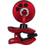 Snark SIL-RED Silver Snark 2 Tuner Clip-On Tuner – Red