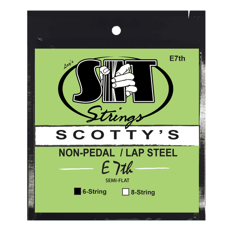 SIT Strings SC6E7TH Scotty's Lap Steel E7th Silencer Semi-Flat Nickel (6-string)