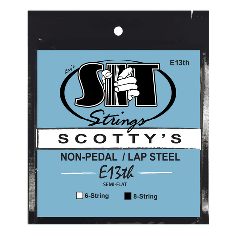 SIT Strings SC8E13TH Scotty's Lap Steel E13th Silencer Semi-Flat Nickel (8-string)