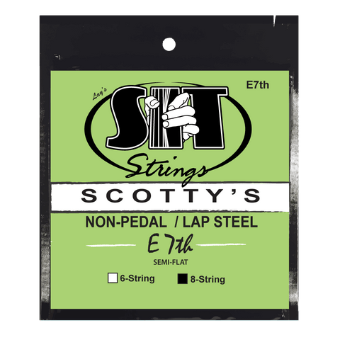 SIT Strings SC8E7TH Scotty's Lap Steel E7th Silencer Semi-Flat Nickel (8-string)