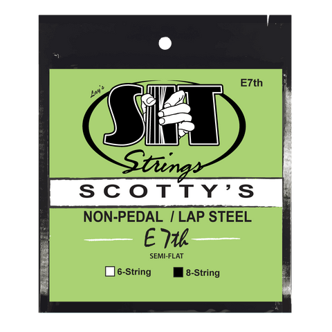 SIT Strings SC8E7TH Scotty's Lap Steel E7th Silencer Semi-Flat Nickel