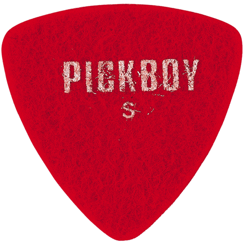 Pickboy Triangle Felt Ukulele Pick - Soft, Red PB11PS