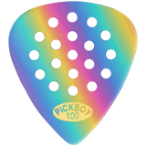 Pickboy Pos-a-Grip, Rainbow, Cellulose 10-pack PB44RP