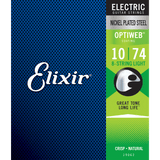Elixir OPTIWEB Nickel 8-String Electric — 19062 Light .010-.074