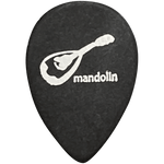 Pickboy PBMBLP Black Cellulose Mandolin Picks, .80mm, 10-pack