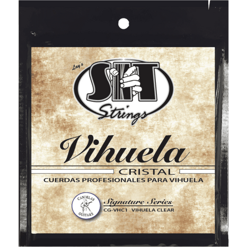 SIT Strings CG-VHC1 Vihuela Clear Nylon Classical Guitar Strings — 5-string set