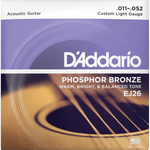 D'Addario EJ26 Acoustic Phosphor Bronze, Custom Light, 11-52