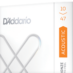 D'Addario XS Acoustic 80/20 Bronze, Extra Light, 10-47, XSABR1047