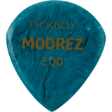 Pickboy MODREZ Hand-Shaped Resin Jazz Pick, Turquoise, 1-Pick PBMDZTQP