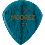 Pickboy MODREZ Hand-Shaped Resin Jazz Pick, Turquoise, 1-Pick PBMDZTQP